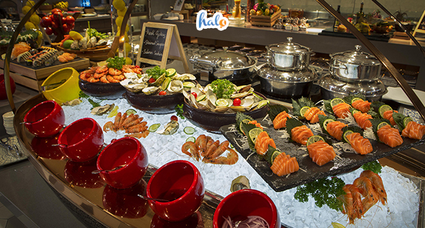 Nhà hàng Thái BBQ Vincom và Nhà hàng Thái BBQ Vincom Mega Mall có dịch vụ buffet hải sản không?
