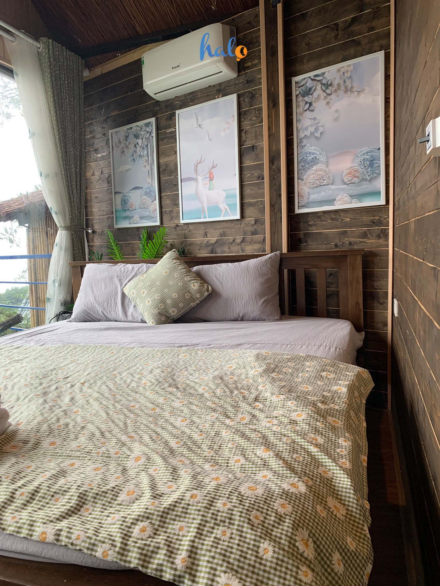 Phòng ngủ tại POKO Ecolodge homestay Tam Đảo