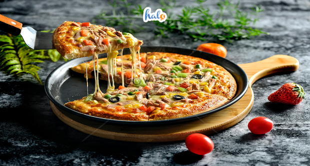 pizza ha ba trung logo