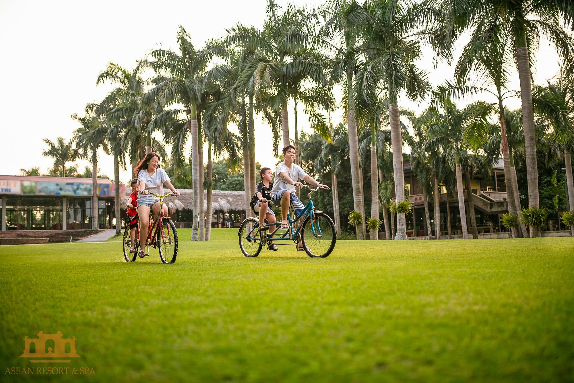 đạp xe thư giãn tại Asean Resort