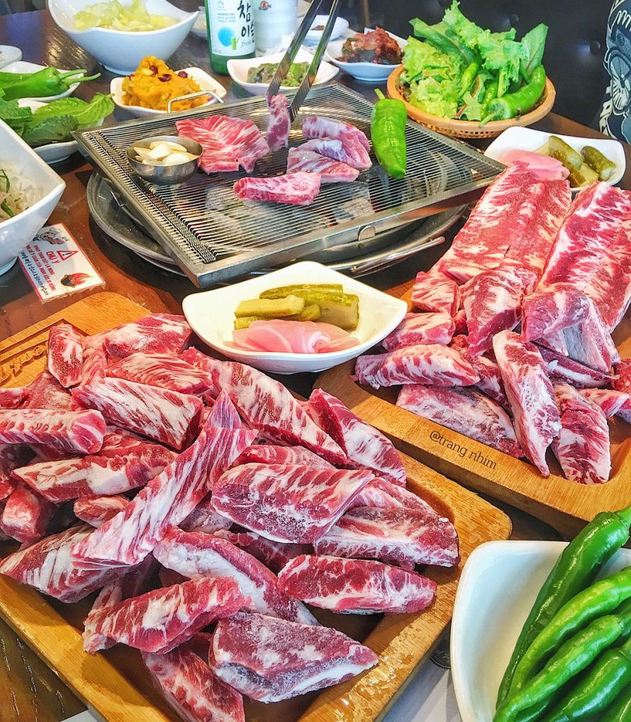 Review chuỗi nhà hàng Meat Plus BBQ Hàn Quốc - Halo Travel
