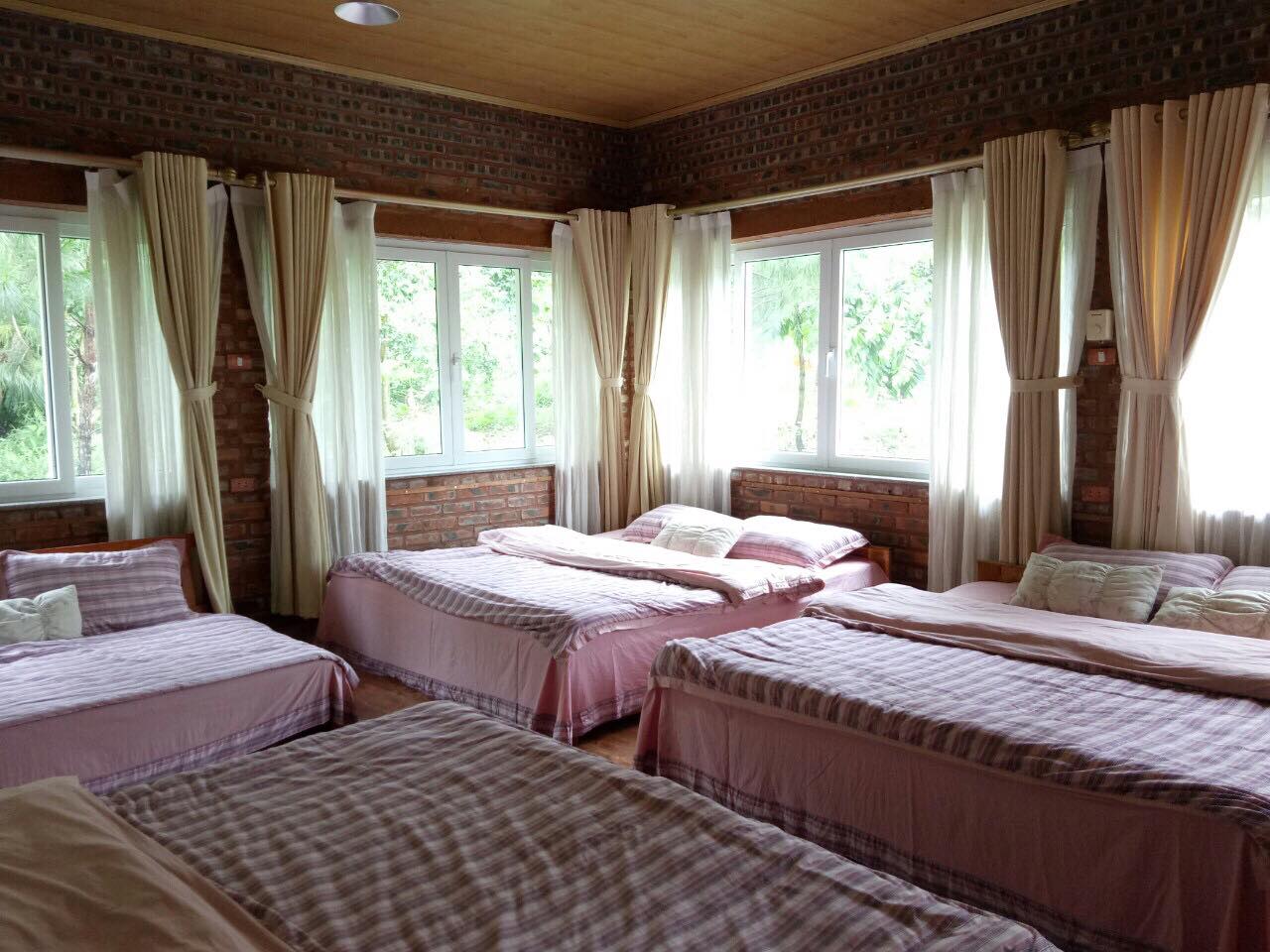 Phòng ngủ tại Lai Farm Ba Vì Resort