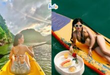 cheo thuyen kayak vinh lan ha