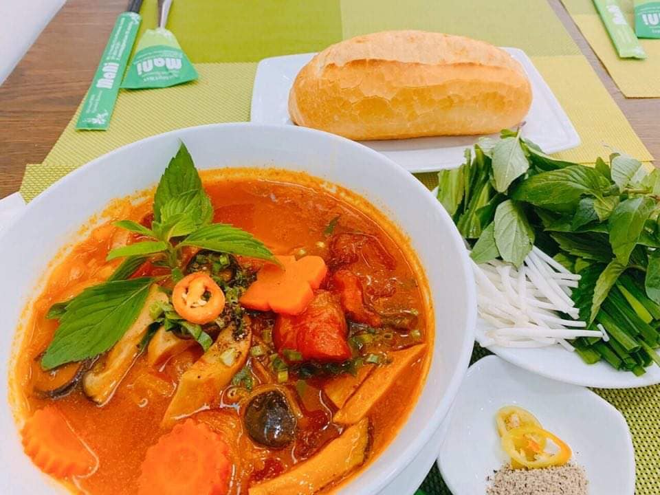 Menu Nhà hàng chay Mani Phú Nhuận