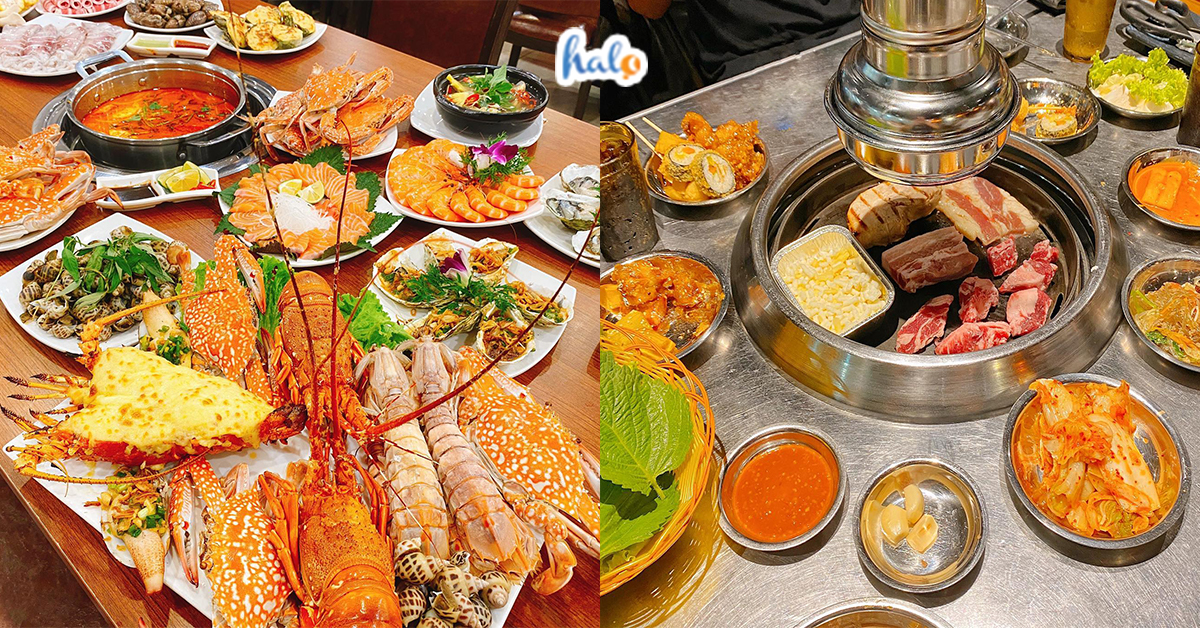 Quán buffet hải sản Lê Văn Lương có thực đơn buffet phong phú không?
